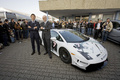 Lamborghini Gallardo LP560-4 SuperTrofeo blanc 3/4 avant droit présentation