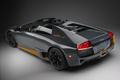 Lamborghini Murcielago LP 650 Roadster Gris/Orange  3/4 AR Gauche 