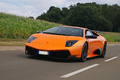 Lamborghini Murcielago LP670-4 SV orange 3/4 avant gauche travelling