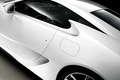 Lexus LF-A blanc prises d'air latérales