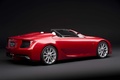 Lexus LF-A Roadster rouge 3/4 arrière droit