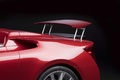 Lexus LF-A Roadster rouge aileron