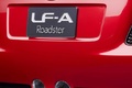 Lexus LF-A Roadster rouge échappements debout 2