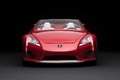 Lexus LF-A Roadster rouge face avant