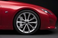 Lexus LF-A Roadster rouge jante