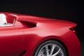 Lexus LF-A Roadster rouge prise d'air latérale 3