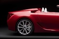 Lexus LF-A Roadster rouge profil coupé 2