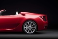 Lexus LF-A Roadster rouge profil coupé 6