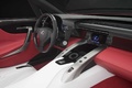 Lexus LF-A Roadster rouge tableau de bord