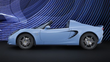 Lotus Elise Club Racer - bleue - profil