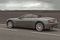 Maserati GranCabrio gris 3/4 arrière gauche filé