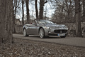 Maserati GranCabrio gris 3/4 avant droit 