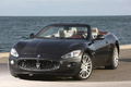 Maserati GranCabrio noir 3/4 avant gauche 2