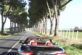 Maserati GranCabrio noir face arrière travelling debout
