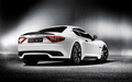 Maserati GranTurismo MC Sport Line blanc 3/4 arrière droit