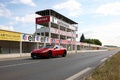 Maserati GranTurismo MC SportLine rouge 3/4 avant gauche filé