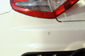Maserati GranTurismo MC Stradale blanc feu arrière debout