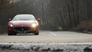 Maserati GranTurismo rouge Spa 1