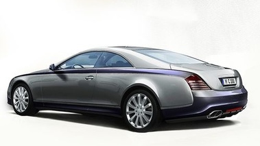 Sketch Maybach 57S coupé - 3/4 arrière gauche