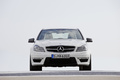 Mercedes C63 AMG - blanche - face avant