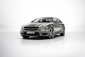 Mercedes CLS63 AMG - gris - 3/4 avant gauche, studio