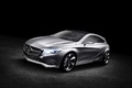 Mercedes Concept A gris 3/4 avant gauche penché