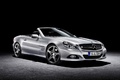 Mercedes SL Grand Edition gris 3/4 avant droit