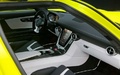 Mercedes SLS AMG E-Cell - jaune - habitacle