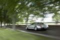 Mercedes SLS AMG gris 3/4 arrière gauche travelling