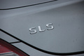 Mercedes SLS AMG gris logo SLS