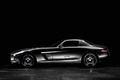 Mercedes SLS AMG gris profil 2
