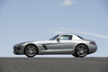 Mercedes SLS AMG gris profil