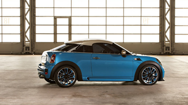 Mini Coupe Concept - bleu - profil droit