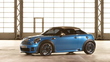 Mini Coupe Concept - bleu - profil gauche