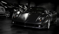 Pagani Zonda F carbone 3/4 avant gauche penché