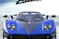 Pagani Zonda HH - bleue - face avant