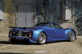 Pagani Zonda S 7.3 bleu 3/4 arrière droit