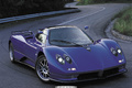 Pagani Zonda S 7.3 bleu 3/4 avant droit 