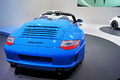 Mondial de l'Automobile Paris 2010 - Porsche 997 Speedster bleu face arrière