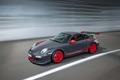 Porsche 911 GT3 RS - gris/rouge - dynamique