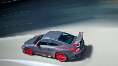 Porsche 911 GT3 RS - gris/rouge - dynamique