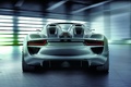 Porsche 918 Spyder - grise - face arrière