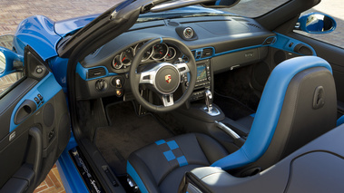 Porsche 997 Speedster bleu intérieur
