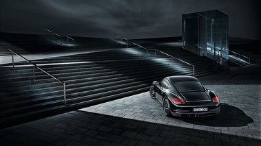 Porsche Cayman S Black Edition - 3/4 arrière gauche
