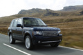 Range Rover 2011 - bleu foncé - 3/4 avant gauche
