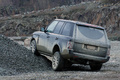 Range Rover Supercharged noir 3/4 arrière gauche