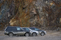 Range Rover Supercharged noir & BMW X6 M anthracite & Mercedes ML63 AMG noir profil