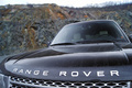 Range Rover Supercharged noir logo capot