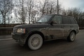 Range Rover Supercharged noir profil travelling
