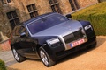 Rolls Royce Ghost grise 3/4 avant.